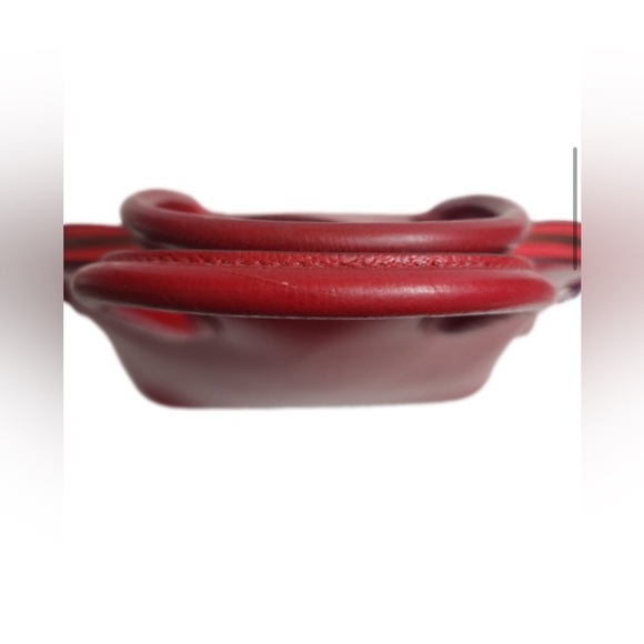 CELINE Red Leather Handbag - Picture 6 of 10